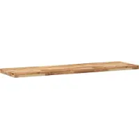 vidaXL Wandschap zwevend olieafwerking 160x40x4 cm massief acaciahout