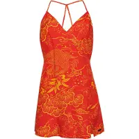 Superdry Minislipjurk met Print Rood Grootte: 38