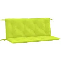 vidaXL Tuinbankkussens 2 st 120x50x7 cm oxford stof heldergroen