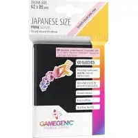 GameGenic Japanese Sized Sleeves 62x89mm Zwart (60 stuks)