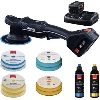 Rupes HLR21 iBrid Accu Polijstmachine 150mm - 18 Volt - BAS-set