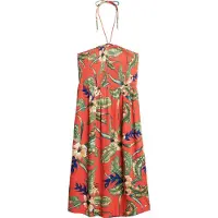 Superdry Midi-strandjurk met Smokwerk Rood Grootte: 40