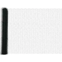 vidaXL Hexagon Hek 1,2 x 50 m PVC Groen