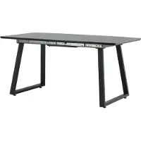 Venture Home Inca eetkamertafel 85x160 cm zwart.