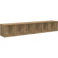 vidaXL Tv-meubelset 2 st Artisan Eiken Bewerkt hout
