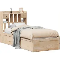 vidaXL Bedframe zonder matras massief grenenhout 90x190 cm