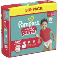 Pampers Big Packs 3 voor 47.00: 3 voor 47.00Pampers Baby-Dry Pants Maat 8 Luierbroekjes