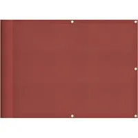 vidaXL Balkonscherm Terracotta 75x800 cm 100% Polyester Oxford