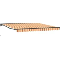 vidaXL Zonnescherm Frame Meerkleurig 400 × 300 cm