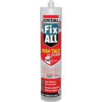 Soudal Fix - All "High-Tack" Clear | Lijmkit | Transparant | 290 ml - 130276