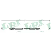 LPR Kabel, parkeerrem C0759B