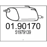 MTS 01.90170 Einddemper