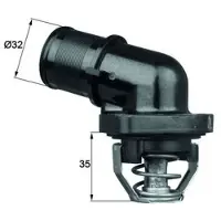 MAHLE ORIGINAL TI 181 89 Thermostaat, koelvloeistof