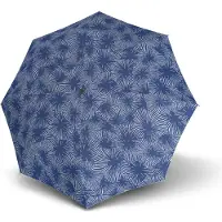Knirps paraplu T.200 Medium Duomatic Doodle Blue blauw
