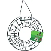 Gebr. De Boon Metalen mezenbolhouder rond groen 25x7 cm