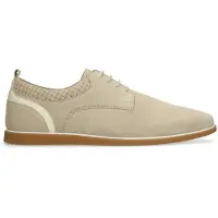 No Stress Beige suède veterschoenen | Maat 44