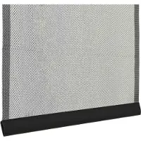 vidaXL Vliegengordijn 100x220 cm polyester mesh zwart