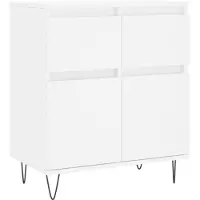 vidaXL Dressoir 60x35x70 cm bewerkt hout wit