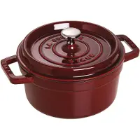 Staub La Cocotte ronde pan gietijzer 2,6 L Granaatrood