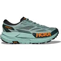Hoka One One Sportschoen 'MAFATE X' groen / mintgroen / oranje