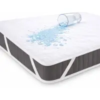 Droomtextiel Matrasbeschermer Waterdicht Plateau - 160x200 cm - Incontinentie Molton - Antibacterieel - Hoogwaardige kwaliteit