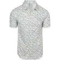 Desoto Short Sleeve Jersey Overhemd Print Groen Blauw