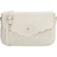 Charm London Suède Overslag Schoudertas Mariëlle Licht Taupe