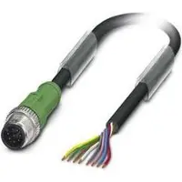 Phoenix Contact 1522493 Sensor/actuator connector, geassembleerd M12 Aantal polen (sensoren): 8 Stekker, recht 1.50 m 1 stuk(s)