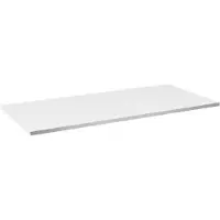 Linie Lado enkel of dubbel tablet witte terrazzo melamine 100 x 46 cm