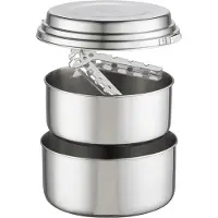 MSR Alpine 2 Pot Set - RVS Kookset - 2-delig - Duurzaam en compact - Voor 2 tot 3 personen