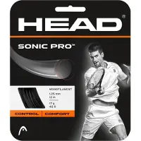 Head Tennissnaar Sonic Pro Black 1.30mm/12m