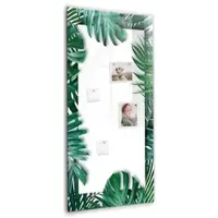 Tulup Whitebord - Monstera frame - 60 x 120 cm - Groente Memobord Keuken - Gratis 5 Sterke Magneten + Whiteboard Marker & Wisser - Organizer Muur - Magnet Board - Organiseer Je Bureau