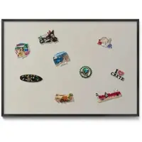 Tulup Magneetbord met Zwarte Frame - Romig Magnetisch Bord in Verschillende Kleuren - 100 cm x 70 cm - Crèmekleur - Memobord voor Keuken - Magnetisch Wandbord - Magnetisch Bord Kindvriendelijk