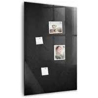Tulup Whitebord - Donkere rots - 60 x 90 cm - Zwart Magnetisch Wandbord - Gratis 5 Sterke Magneten + Whiteboard Marker & Wisser - Design Memobord - Magnetisch Memobord - Ideeënbord Thuiswerkplek