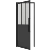Inova Complete Glazen Binnendeur Met Kozijn - 90x215cm - Atelier - Transparant - Links