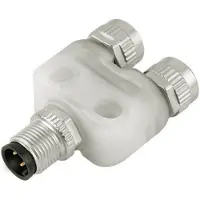Binder 79-5236-00-04 Sensor/actuator verdeler en adapter M12 Aantal polen (sensoren): 4 Adapter, Y-vorm 1 stuk(s) Piece