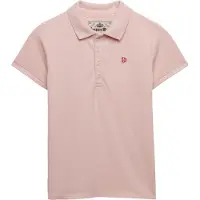 Superdry Dames Polo Heritage Slim Fit roze (S), Casual, Katoen, Lange mouwen W6012208A