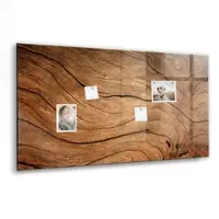 Tulup Whitebord - Klassiek oud hout - 120 x 60 cm - Bruin Memo Magneetbord - Gratis 5 Sterke Magneten + Whiteboard Marker & Wisser - Wanddecoratie Kantoor - Magnetisch Bord Kind - Productiviteit Tools