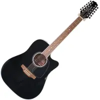 Takamine GD38CE Dreadnought 12 String Electro Acoustic Black Gloss