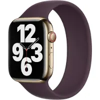 Apple Siliconen solobandje voor de Watch | 44/45/46/49 mm - Maat 10 - Dark Cherry