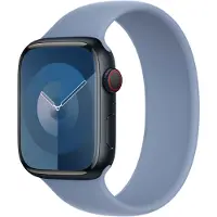 Apple Siliconen solobandje voor de Watch | 38/40/41/42 mm - Maat 8 - Winter Blue