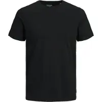 Jack & Jones Plus Size Effen T-shirts EU2XL US1L Zwart