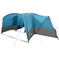 vidaXL Familietent voor 12 Personen 12-persoons Blauw en Grijs