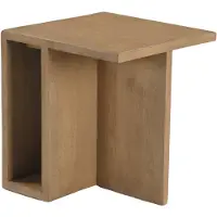 Giga Meubel Bijzettafel Onni Naturel Vierkant 42cm