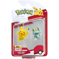 Jazwares Pokemon Battle Figure Pikachu Froakie - Actiefiguren - 7.5cm groot