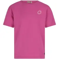 Like Flo Young T-shirt met backprint fuchsia Roze Meisjes Katoen Ronde hals - maat 176