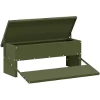vidaXL Kip trekvoeder Olijfgroen 48,5 x 39,5 x 19 cm 5 kg