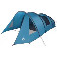 vidaXL Tunnel Tent 5-Persoon 5-persoons Blauw en Grijs