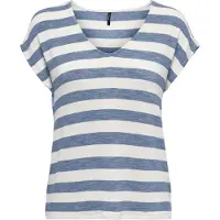 ONLY Shirt saffier / wit