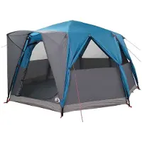 vidaXL Cabine Tent 6-Persoon met dak Blauw 425 x 396 x 222 cm